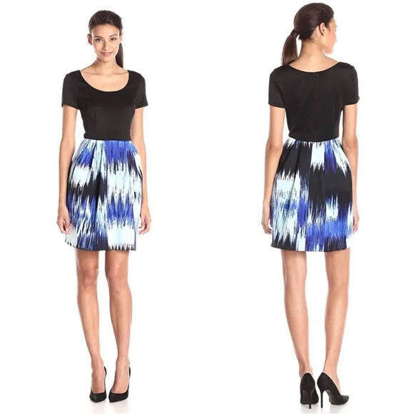 Betsey Johnson Contrast Cocktail Dress - Picture 1 of 6